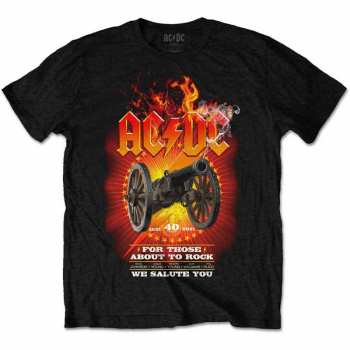 Merch AC/DC: Póló Ftatr 40th Flaming 