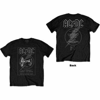 Merch AC/DC: Tričko Ftatr 40th Monochrome  S