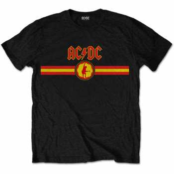 Merch AC/DC: Póló Logo Ac/dc & Stripe 