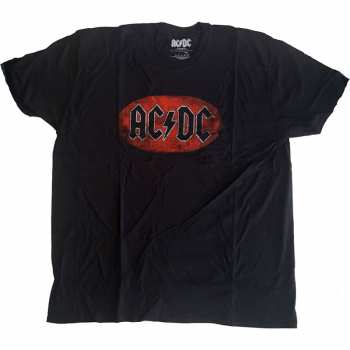 Merch AC/DC: Póló Oval Logo Ac/dc Vintage 