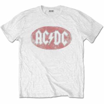 Merch AC/DC: Póló Oval Logo Ac/dc Vintage 
