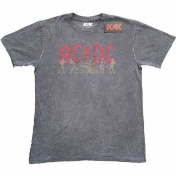 Merch AC/DC: Póló Vintage Silhouettes 
