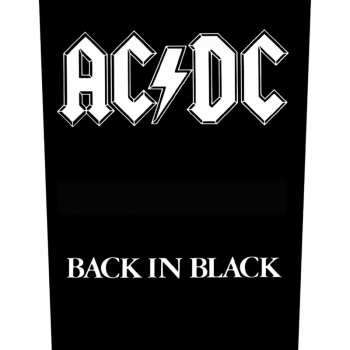 Merch AC/DC: Hátfelvarró Back In Black 