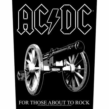 Merch AC/DC: Hátfelvarró For Those About To Rock 