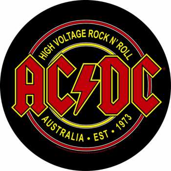 Merch AC/DC: Zádová Nášivka High Voltage Rock N Roll