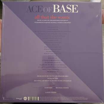 LP Ace Of Base: All That She Wants PIC