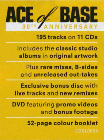 11CD/DVD/Dobozkészlet Ace Of Base: All That She Wants: The Classic Collection DLX