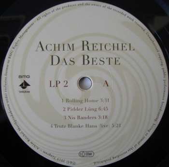 4LP/Dobozkészlet Achim Reichel: Das Beste