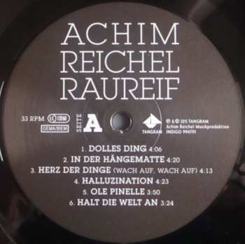 LP/CD Achim Reichel: Raureif