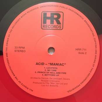 LP/SP Acid: Maniac LTD | CLR