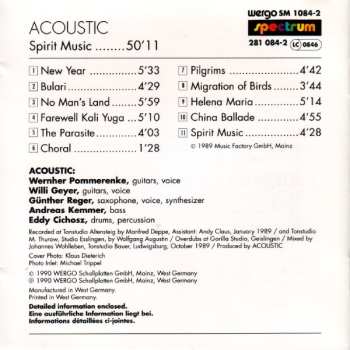 CD Acoustic: Spirit Music