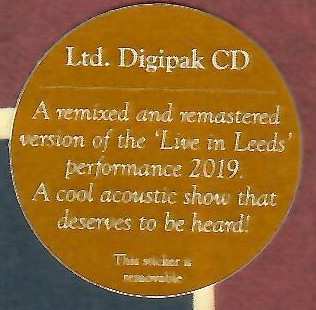 CD Devin Townsend: Acoustically Inclined, Live In Leeds LTD