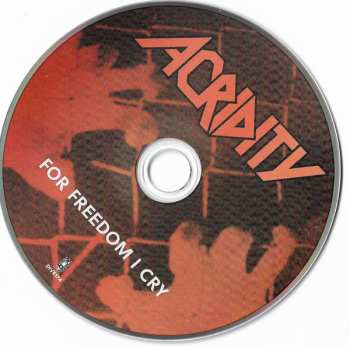 CD Acridity: For Freedom I Cry DLX