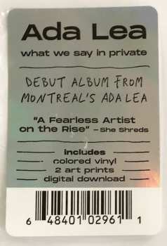 LP Ada Lea: What We Say In Private LTD | CLR