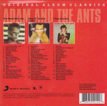 3CD/Dobozkészlet Adam And The Ants: Original Album Classics