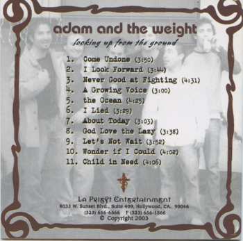 CD Adam And The Weight: Looking Up From The Ground