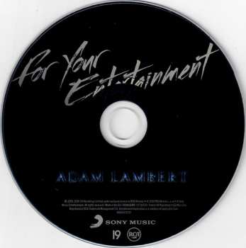 CD Adam Lambert: For Your Entertainment