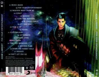 CD Adam Lambert: For Your Entertainment