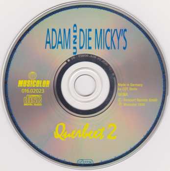 CD Adam Und Die Micky's: Querbeet 2