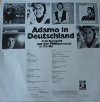2LP/Dobozkészlet Adamo: Adamo In Deutschland (Live-Konzert Aus Der Philharmonie In Berlin)