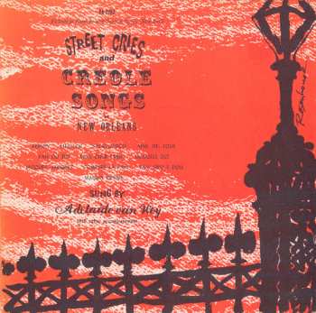 Album Adelaide Van Wey: Street Cries And Creole Songs Of New Orleans