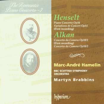 CD Charles-Valentin Alkan: Piano Concerto Op16 / Variations De Concert Op11 (First Recording) / Concerto Da Camera Op10/1 (First Recording) / Concerto Da Camera Op10/2