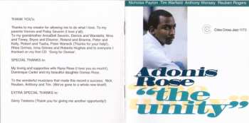 CD Adonis Rose Quintet: The Unity