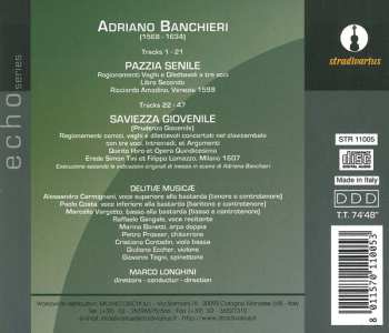 CD Delitiæ Musicae: Pazzia Senile / Saviezza Giovenile