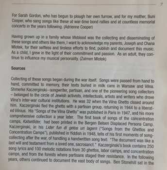 CD Adrienne Cooper: Ghetto Tango - Wartime Yiddish Theater