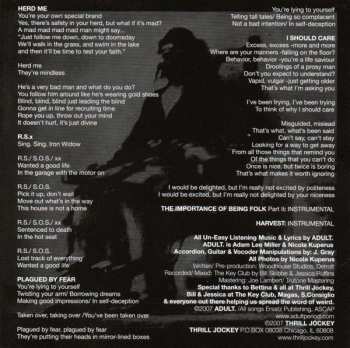 CD ADULT.: Why Bother?