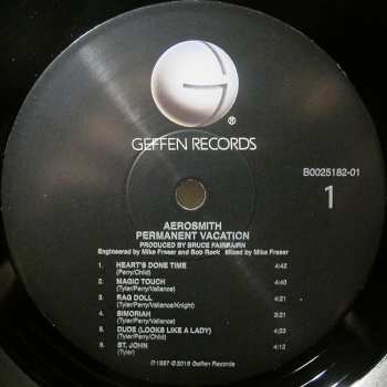 LP Aerosmith: Permanent Vacation