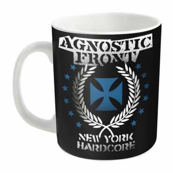 Merch Agnostic Front: Bögre Blue Iron Cross