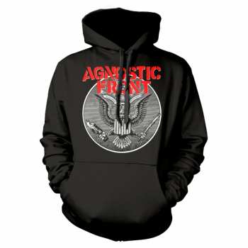 Merch Agnostic Front: Kapucnis felső Against All Eagle