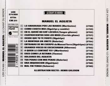 CD Agujetas: Grands Cantaores Du Flamenco - Volume 8