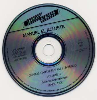 CD Agujetas: Grands Cantaores Du Flamenco - Volume 8