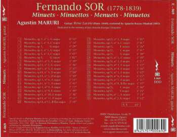CD Agustín Maruri: Fernando Sor: Minuets