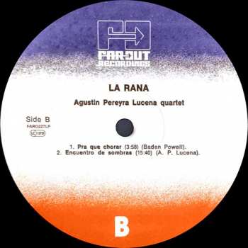 LP Agustin Pereyra Lucena Quartet: La Rana