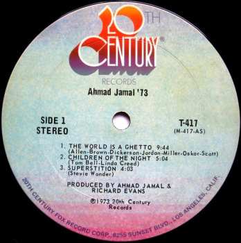 CD Ahmad Jamal: Ahmad Jamal '73