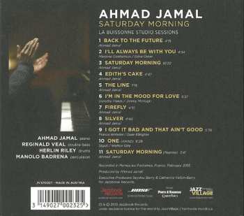 CD Ahmad Jamal: Saturday Morning - La Buissonne Studio Sessions