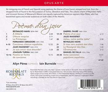 CD Ailyn Pérez: Poème D'un Jour 