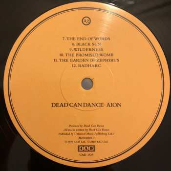 LP Dead Can Dance: Aion