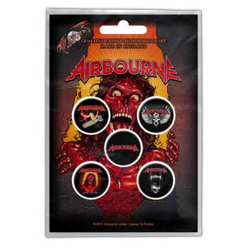 Merch Airbourne: Kitűző készlet Breakin' Outta Hell 