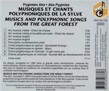 CD Aka: Musiques Et Chants Polyphoniques De La Sylve - Centrafrique