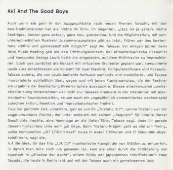 CD Aki And The Good Boys: Live At Willisau Jazz Festival