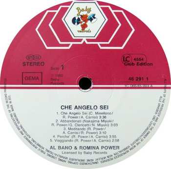 LP Al Bano & Romina Power: Che Angelo Sei