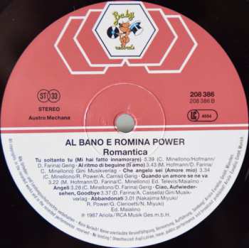 LP Al Bano & Romina Power: Romantica (Die Großen Erfolge)