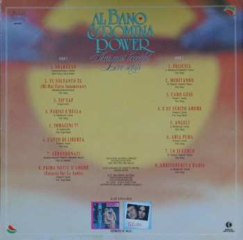 LP Al Bano & Romina Power: Their Most Beautiful Love Songs