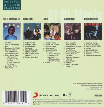 5CD/Dobozkészlet Al Di Meola: Original Album Classics