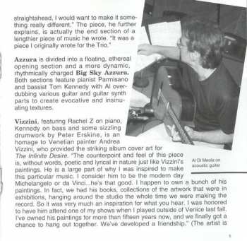 CD Al Di Meola: The Infinite Desire