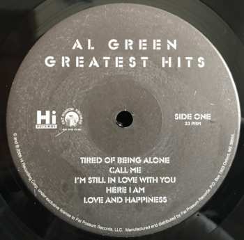 LP Al Green: Greatest Hits